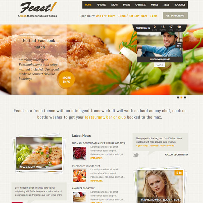 Feast WordPress Theme Themeforest