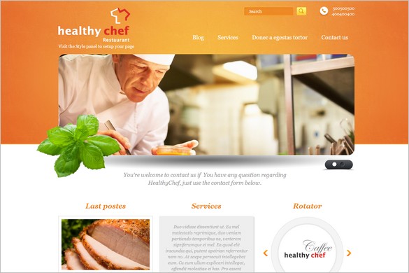 Healthy Chef WordPress Theme