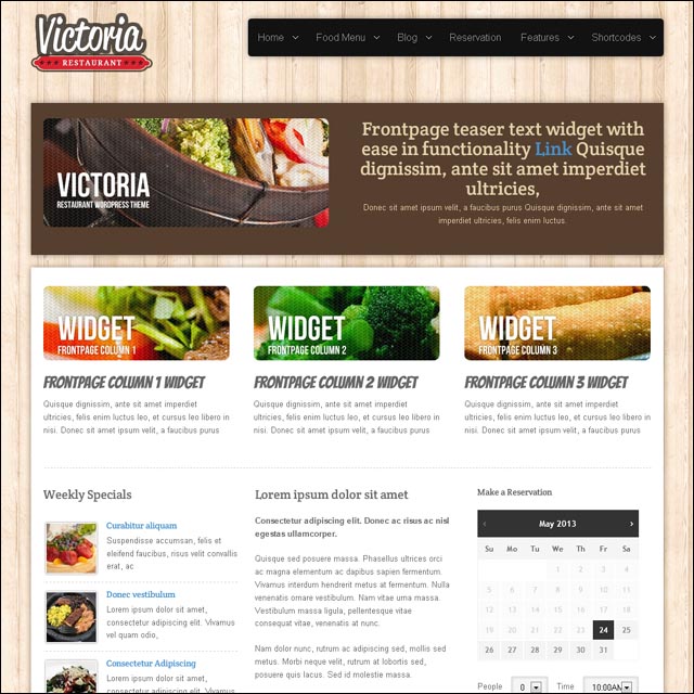 Victoria WordPress Theme