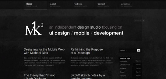 Ngắm những mẫu thiết kế website Đen Trắng đẹp nhất