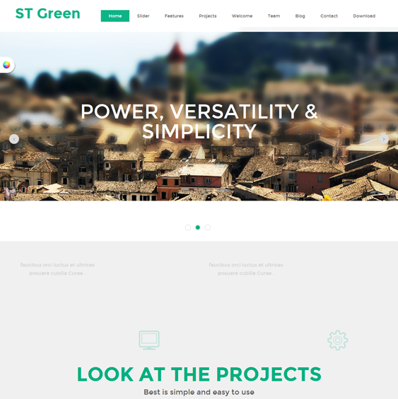 Templetes miễn phí cho Joomla - ST Green J3