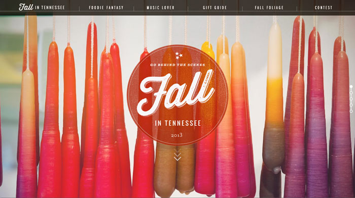 fall.tnvacation.com site design