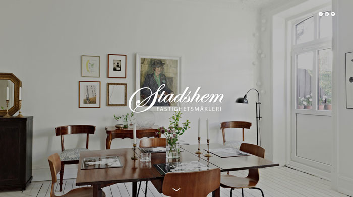 stadshem.se site design