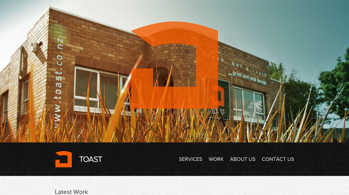 toast.co.nz site design