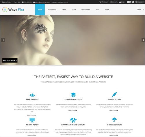 10 Themes tươi mới cho WordPress