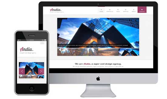 Andia Free Responsive Html5 CSS3 Theme