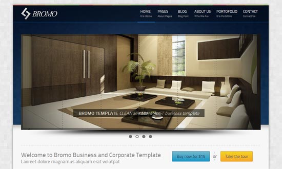 Bromo Free Premium HTML5 CSS3 Responsive Template