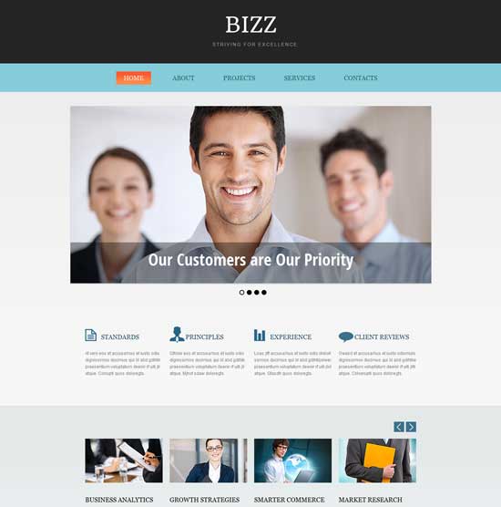 Free Business Consulting HTML5 CSS3 Templates