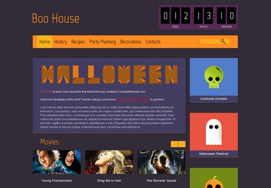 Halloween-Flat-Design-Layout-Free-HTML5-Theme
