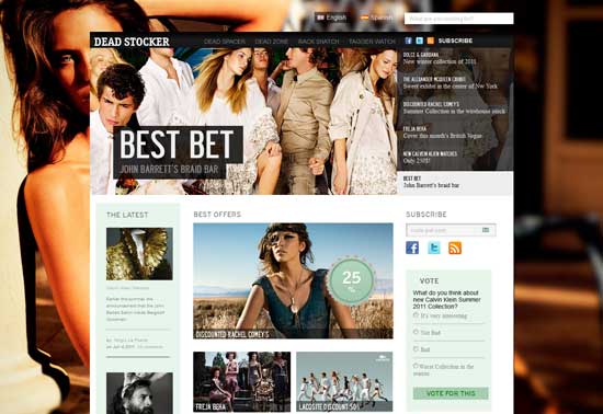 free html5 css3 templates Magazine Style