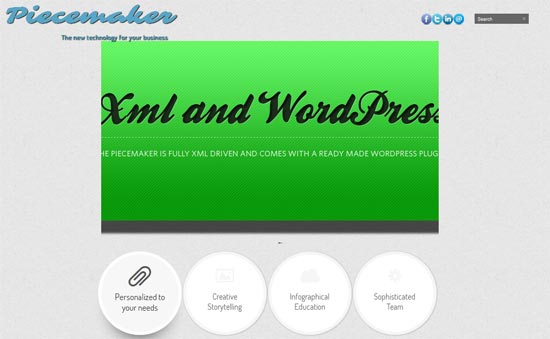 Piecemaker - Free CSS3 HTML5 Template