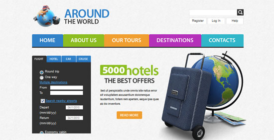 Free Travel HTML5 CSS3 Website Template