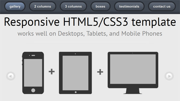 Responsive HTML5/CSS3 Website