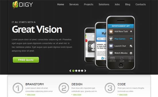 Digy Website Template