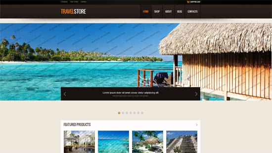 Travel Store HTML5 Template