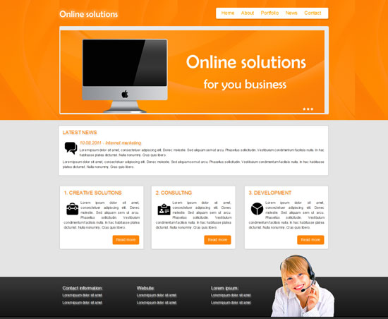 Online Solutions HTML5 and CSS3 Template
