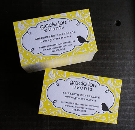 Letterpress Business Card