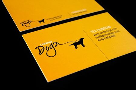 Prefer Dogs Business Card