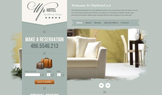 Các theme WordPress cho khách sạn tốt nhất năm 2014