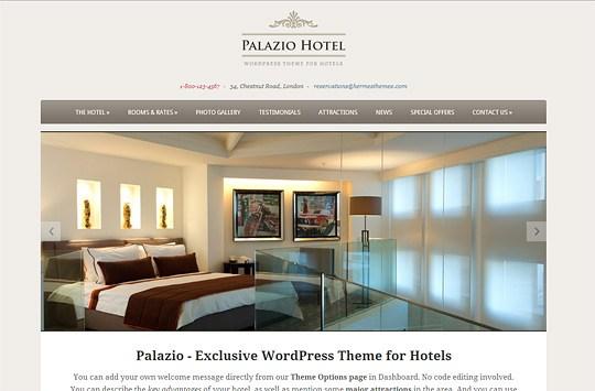Các theme WordPress cho khách sạn tốt nhất năm 2014