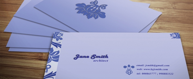 Free Decorative Business Card Template