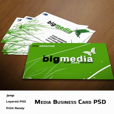 Green Media Business Card