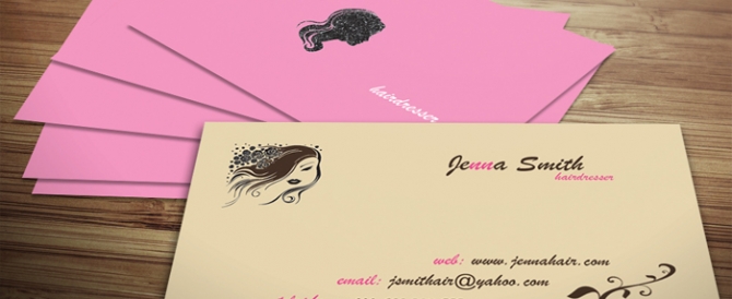 Hairdresser Business Card Template