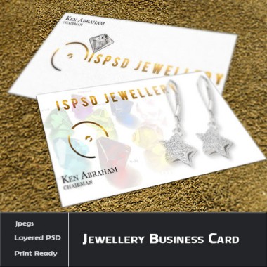 Jewellery Business Card PSD