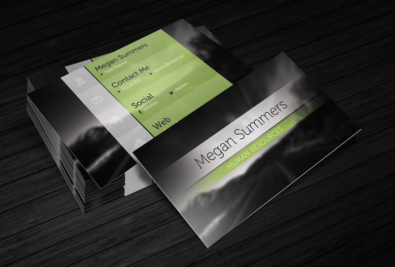 Simple Scene Business Card Template