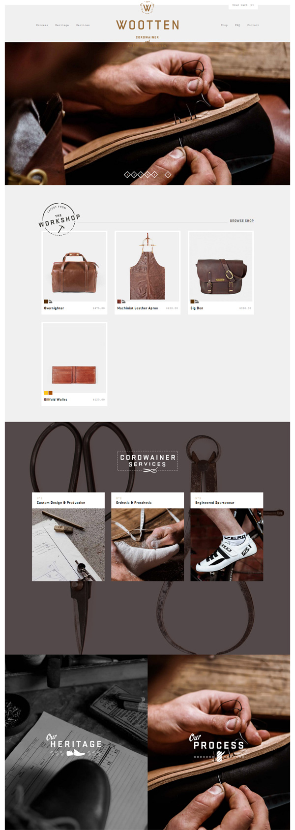 Sành điệu với 26 thiết kế website cửa hàng thời trang online Wootten