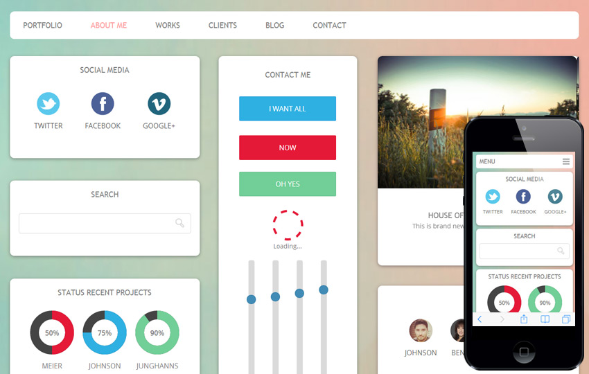 Tải về 10 mẫu UI Website (HTML5 CSS3) miễn phí