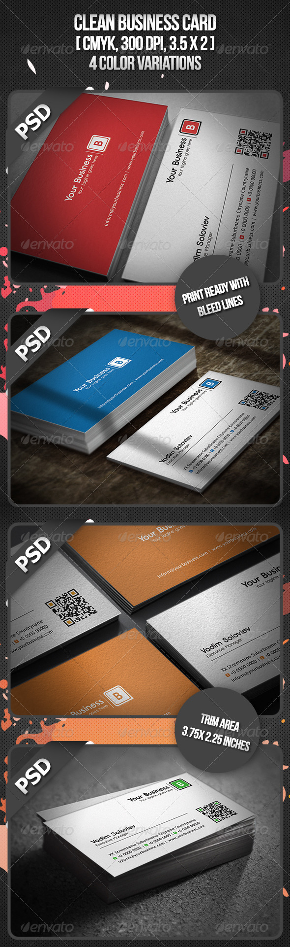 Clean Business Card