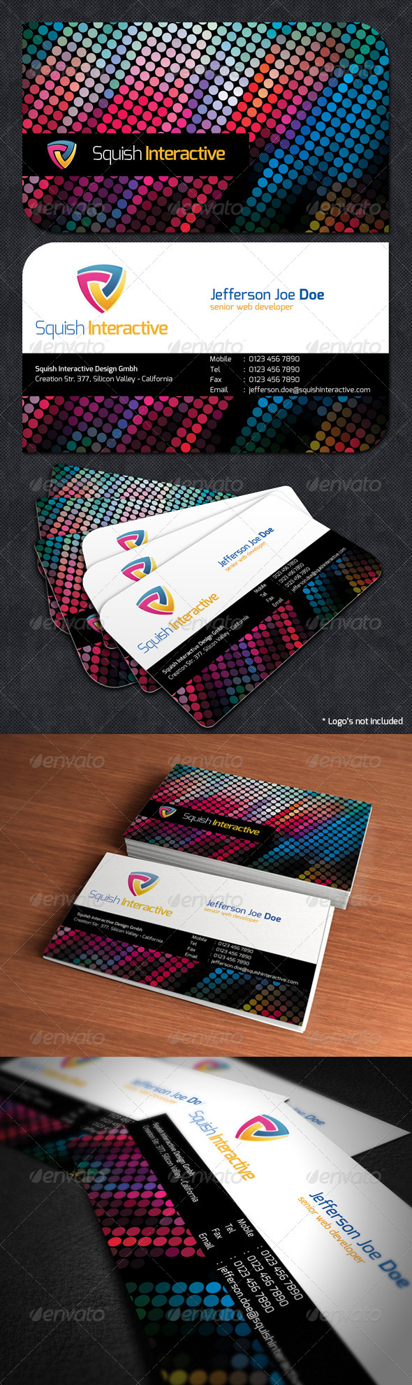 Tải về 60 mẫu Business Card miễn phí và cao cấp (P2) Colorful