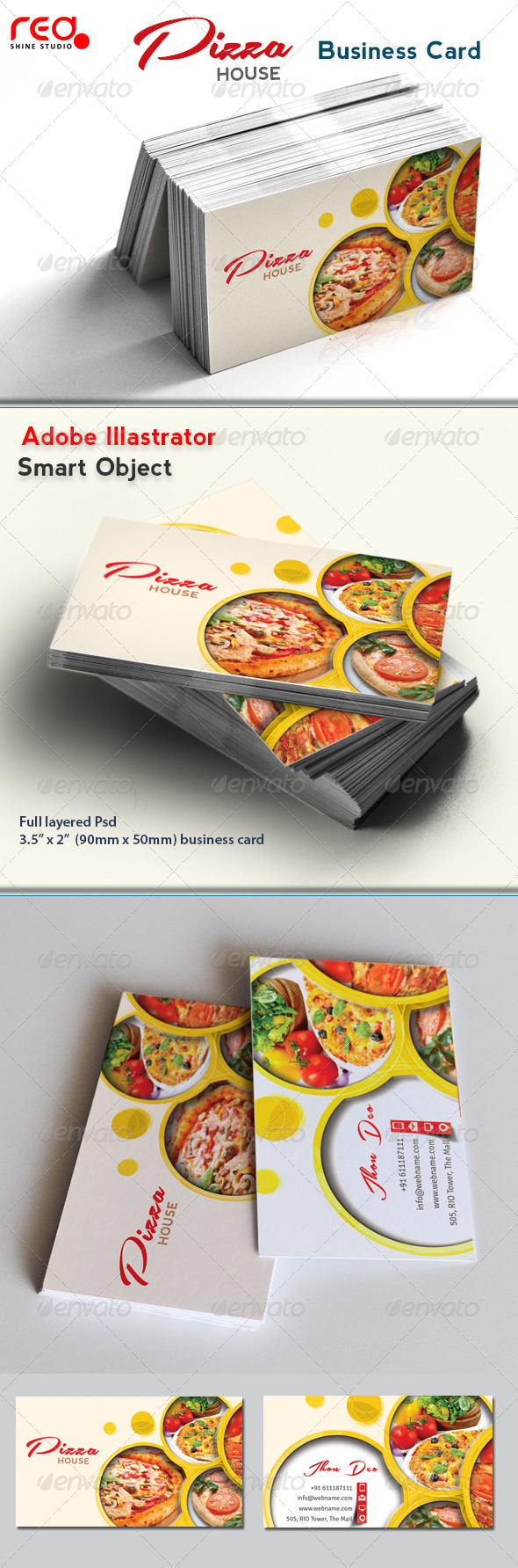 Tải về 60 mẫu Business Card miễn phí và cao cấp (P2) Restaurant Business Card