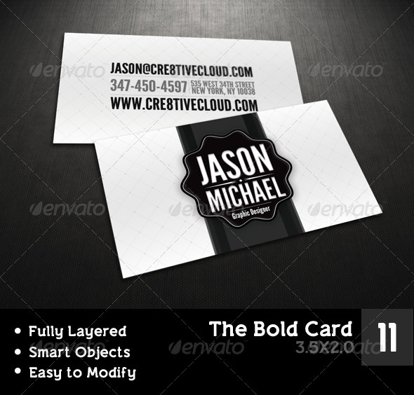 The Bold Card