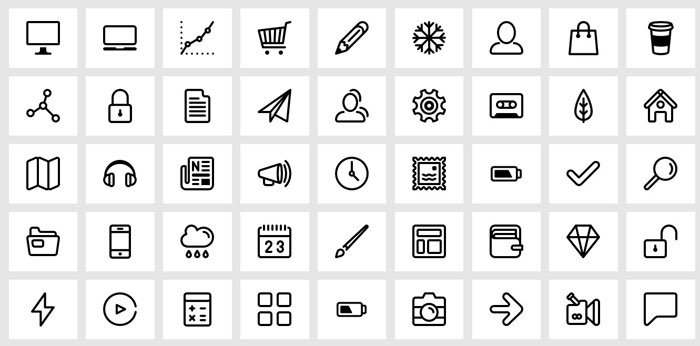 line icon set