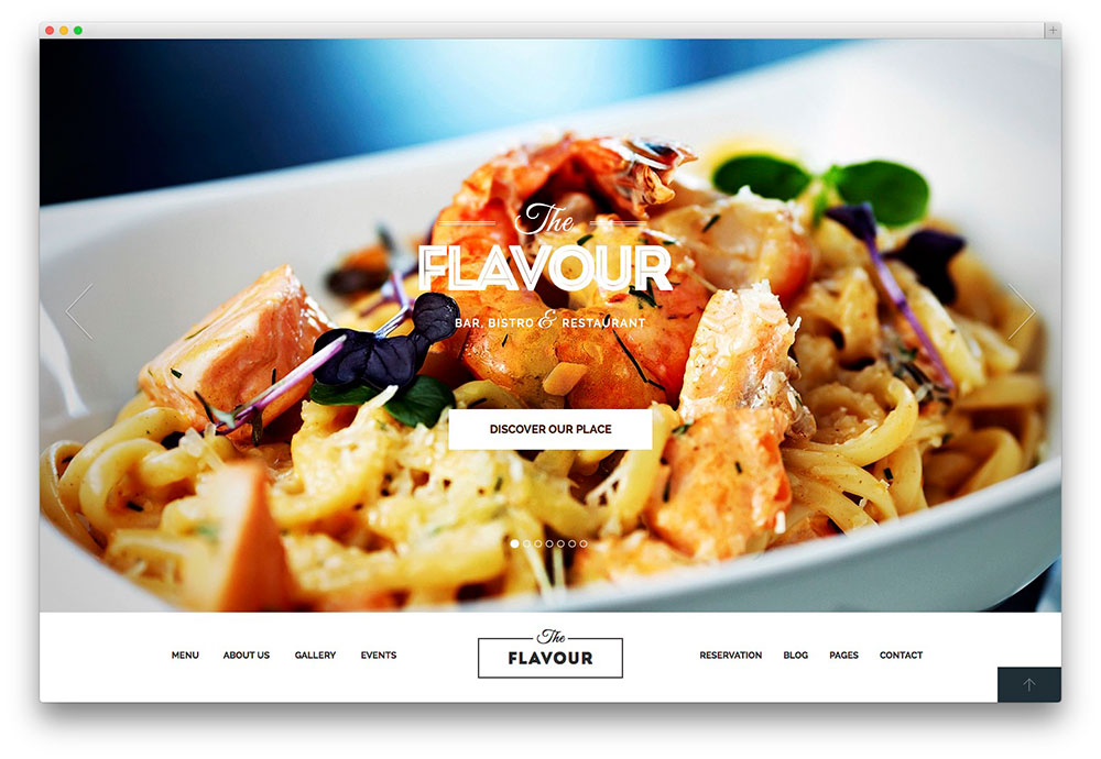 The Flavour restaurant theme