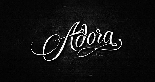 Adora-Script-Logotype-logo-design