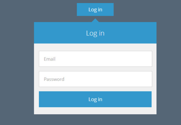 js login form