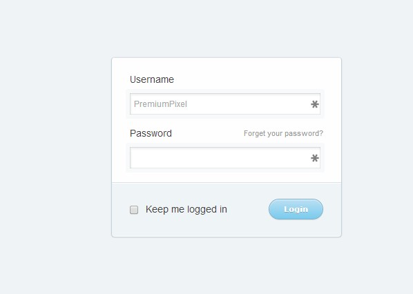 login form2