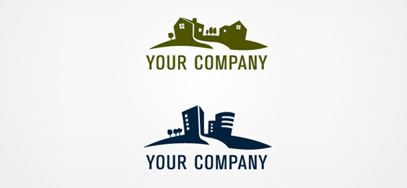 Free Real Estate Logo Template 01