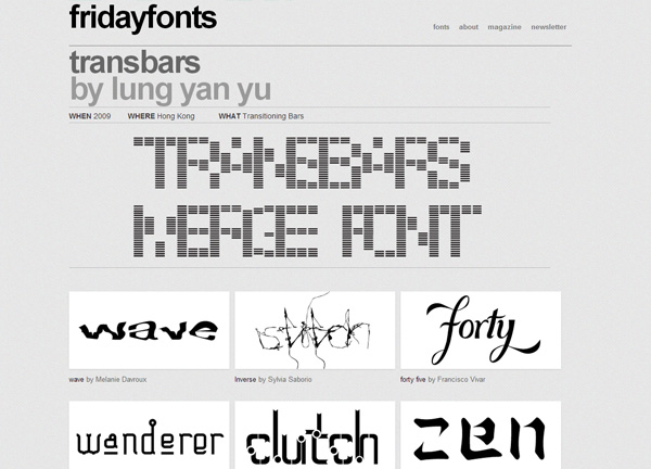 12 website sở hữu bộ sưu tập Typography ấn tượng