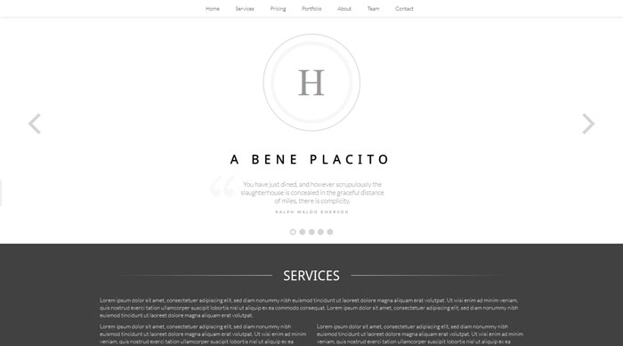 Essentia Free Bootstrap 3 Template