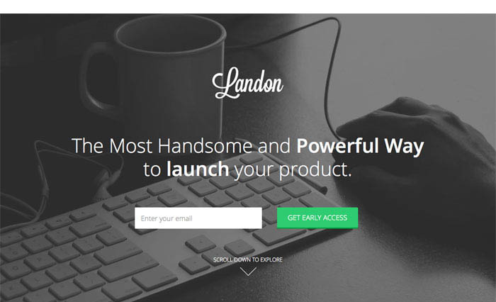 Landon Free Bootstrap 3 Template
