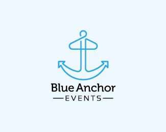 Blue Anchor Events Logo