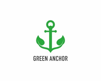 Green Anchor Logo