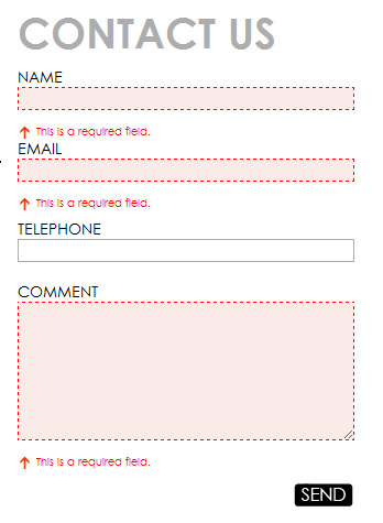 15 thiết kế Contact form chuyên nghiệp