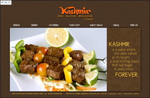 Kashmir-restaurant-web-design