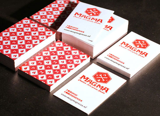 Magma Press Full Color Business Card