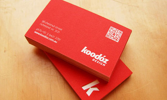 Koodoz Design Full Color Business Card